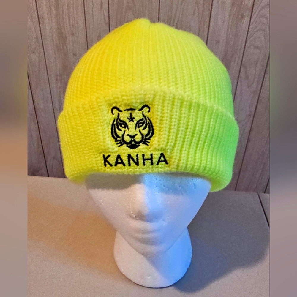 Kanha Neon Yellow Beanie